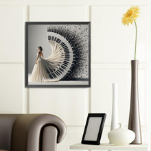 Load image into Gallery viewer, Diamond Painting - Full Round - piano girl (40*40CM)