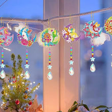 Load image into Gallery viewer, Elf Suncatcher Diamond Painting Hanging Pendant Diamond Drawing Hanging Ornament