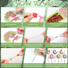 Load image into Gallery viewer, Elf Suncatcher Diamond Painting Hanging Pendant Diamond Drawing Hanging Ornament