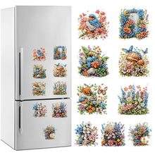 Load image into Gallery viewer, Diamond Painting Fridge Magnet Rooster Special Shape Diamond Art Magnets Decals