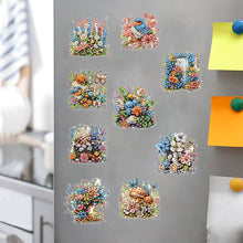 Load image into Gallery viewer, Diamond Painting Fridge Magnet Rooster Special Shape Diamond Art Magnets Decals