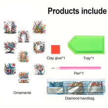 Load image into Gallery viewer, Diamond Painting Fridge Magnet Rooster Special Shape Diamond Art Magnets Decals