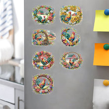 Load image into Gallery viewer, Diamond Painting Fridge Magnet Rooster Special Shape Diamond Art Magnets Decals