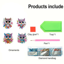 Load image into Gallery viewer, Diamond Painting Fridge Magnet Rooster Special Shape Diamond Art Magnets Decals