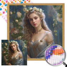 Load image into Gallery viewer, AB Diamond Painting - Full Round - flower princess (40*40CM)