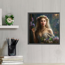 Load image into Gallery viewer, AB Diamond Painting - Full Round - flower princess (40*40CM)