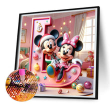 Load image into Gallery viewer, Diamond Painting - Full Round - (L) Mickey letters (30*30CM)