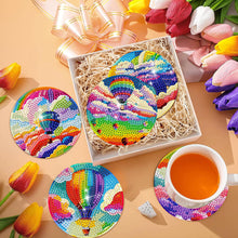 Load image into Gallery viewer, 6Pcs Diamond Painting Coasters Balloon DIY Diamond Crafts Projects for Beginners