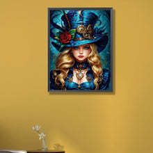 Load image into Gallery viewer, AB Diamond Painting - Full Round - Blonde steampunk girl (40*55CM)