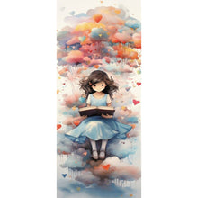 Load image into Gallery viewer, Diamond Painting - Full Round - girl reading book under tree (30*70CM)