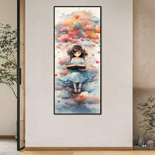Load image into Gallery viewer, Diamond Painting - Full Round - girl reading book under tree (30*70CM)