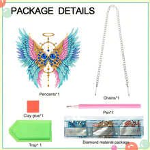 Load image into Gallery viewer, Acrylic Special Shape Colorful Wing Diamond Painting Pendant for Wall Window