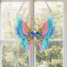 Load image into Gallery viewer, Acrylic Special Shape Colorful Wing Diamond Painting Pendant for Wall Window