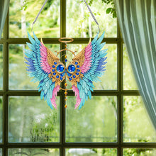 Load image into Gallery viewer, Acrylic Special Shape Colorful Wing Diamond Painting Pendant for Wall Window
