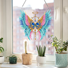 Load image into Gallery viewer, Acrylic Special Shape Colorful Wing Diamond Painting Pendant for Wall Window
