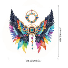 Load image into Gallery viewer, Acrylic Special Shape Colorful Wing Diamond Painting Pendant for Wall Window
