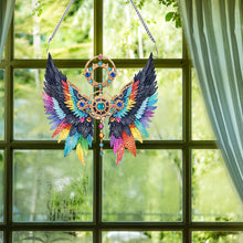 Load image into Gallery viewer, Acrylic Special Shape Colorful Wing Diamond Painting Pendant for Wall Window