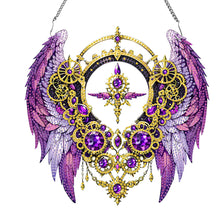 Load image into Gallery viewer, Acrylic Special Shape Colorful Wing Diamond Painting Pendant for Wall Window