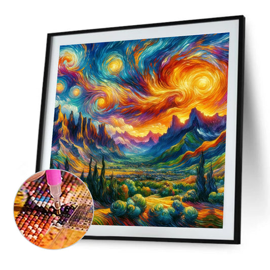 Diamond Painting - Full Round - landscape (40*40CM)