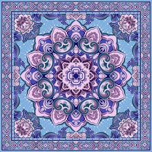 Load image into Gallery viewer, Diamond Painting - Full Round - Purple Mandala (40*40CM)