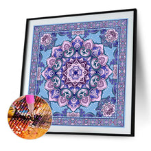 Load image into Gallery viewer, Diamond Painting - Full Round - Purple Mandala (40*40CM)