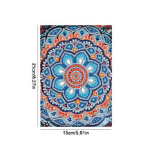 Load image into Gallery viewer, 50 Pages A5 Special Shaped Mandala Mosaic Diamond Sketching Book for Adults Kids