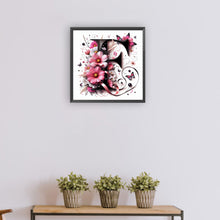 Load image into Gallery viewer, Diamond Painting - Full Round - Daisy Butterfly Letter F (30*30CM)