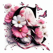 Load image into Gallery viewer, Diamond Painting - Full Round - Daisy Butterfly Letter G (30*30CM)