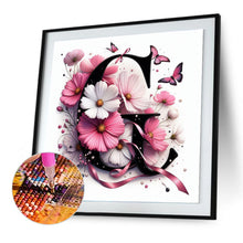 Load image into Gallery viewer, Diamond Painting - Full Round - Daisy Butterfly Letter G (30*30CM)