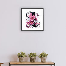 Load image into Gallery viewer, Diamond Painting - Full Round - Daisy Butterfly Letter I (30*30CM)