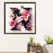 Load image into Gallery viewer, Diamond Painting - Full Round - Daisy Butterfly Letter N (30*30CM)