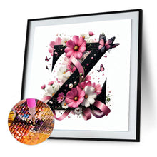 Load image into Gallery viewer, Diamond Painting - Full Round - Daisy Butterfly Letter Z (30*30CM)