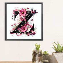 Load image into Gallery viewer, Diamond Painting - Full Round - Daisy Butterfly Letter Z (30*30CM)