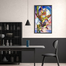 Load image into Gallery viewer, Diamond Painting - Full Round - girl with hummingbird (30*50CM)
