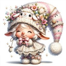 Load image into Gallery viewer, Diamond Painting - Full Round - little lamb gnome (40*40CM)