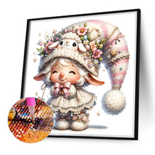 Load image into Gallery viewer, Diamond Painting - Full Round - little lamb gnome (40*40CM)