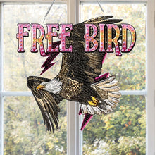 Load image into Gallery viewer, Acrylic Special Shape Free Eagle Diamond Painting Pendant for Home Wall Window