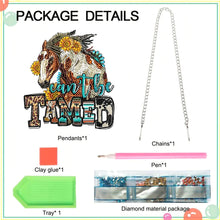 Load image into Gallery viewer, Acrylic Special Shape Horse Diamond Painting Pendant for Home Wall Window