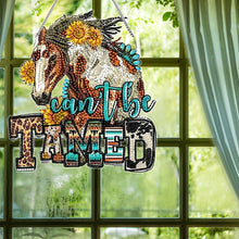 Load image into Gallery viewer, Acrylic Special Shape Horse Diamond Painting Pendant for Home Wall Window