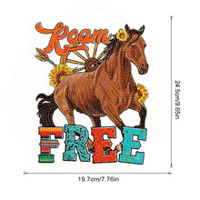 Load image into Gallery viewer, Acrylic Special Shape Horse Diamond Painting Pendant for Home Wall Window