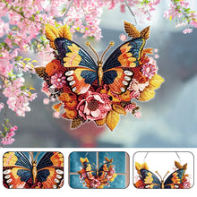Load image into Gallery viewer, Acrylic Special Shape Butterfly Diamond Painting Hanging Pendant for Art Crafts