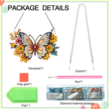 Load image into Gallery viewer, Acrylic Special Shape Butterfly Diamond Painting Hanging Pendant for Art Crafts