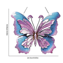 Load image into Gallery viewer, Acrylic Special Shape Butterfly Diamond Painting Hanging Pendant for Art Crafts