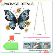 Load image into Gallery viewer, Acrylic Special Shape Butterfly Diamond Painting Hanging Pendant for Art Crafts