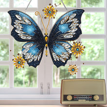 Load image into Gallery viewer, Acrylic Special Shape Butterfly Diamond Painting Hanging Pendant for Art Crafts