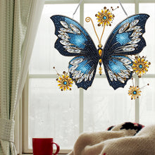 Load image into Gallery viewer, Acrylic Special Shape Butterfly Diamond Painting Hanging Pendant for Art Crafts