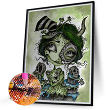 Load image into Gallery viewer, AB Diamond Painting - Full Round - goth elf girl (40*50CM)