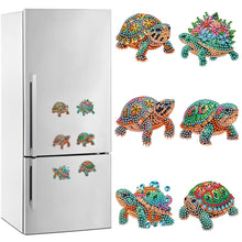 Load image into Gallery viewer, Sea Turtle Special Shape Diamond Painting Fridge Magnet for DIY Art Crafts