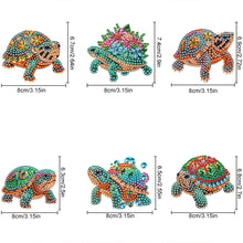 Load image into Gallery viewer, Sea Turtle Special Shape Diamond Painting Fridge Magnet for DIY Art Crafts