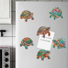 Load image into Gallery viewer, Sea Turtle Special Shape Diamond Painting Fridge Magnet for DIY Art Crafts